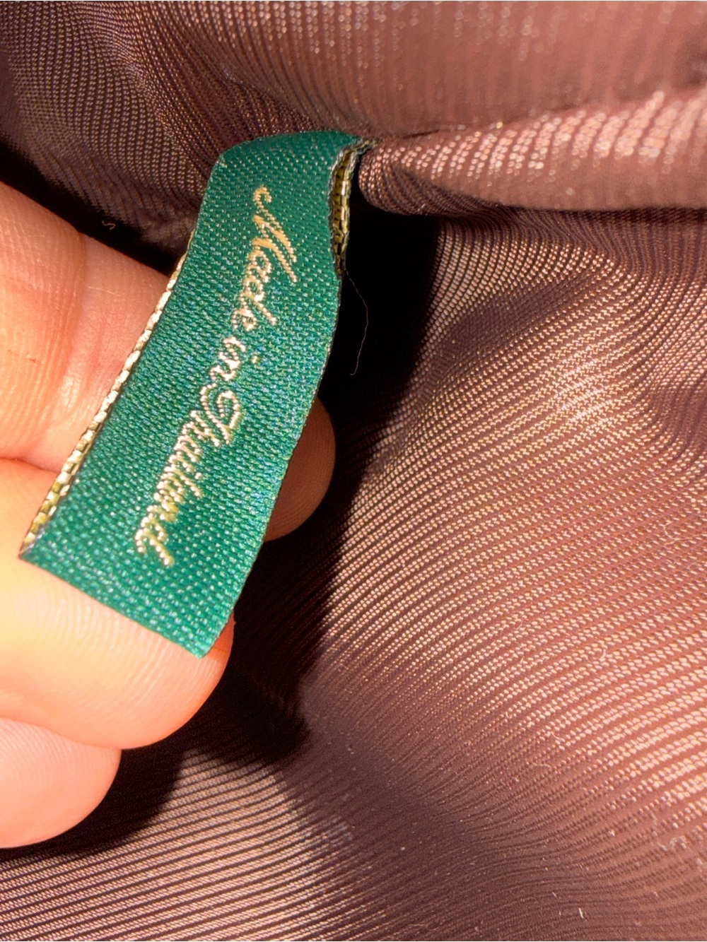 Lauren Ralph Lauren Plaid Tote Bag Brown, beige, Green Windowpane Shoulder Purse - Picture 9 of 16